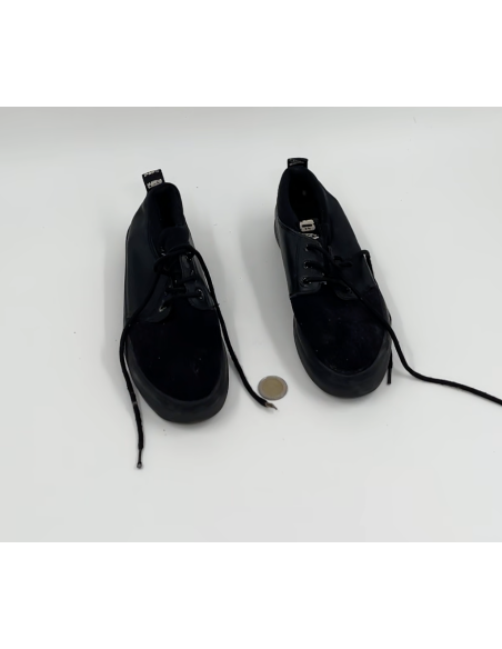 copy of Chaussure noir à  talon ouverte devant