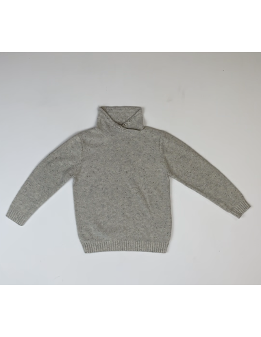 Pull chiné col croisé