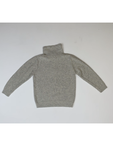 Pull chiné col croisé