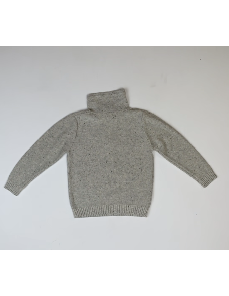 Pull chiné col croisé