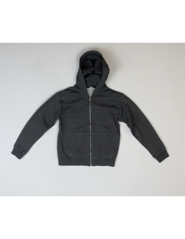 Pull à capuche gris