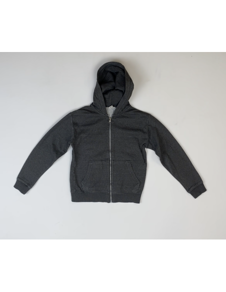 Pull à capuche gris