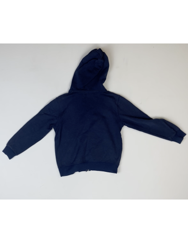 Pull à capuche zappé bleu