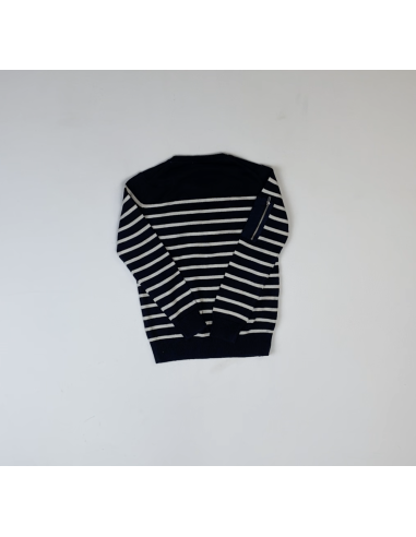 Pull ligné bleu - blanc