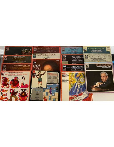 Lot de 15 vinyles classiques