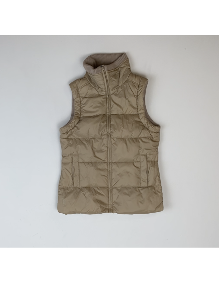 Veste sans manches beige