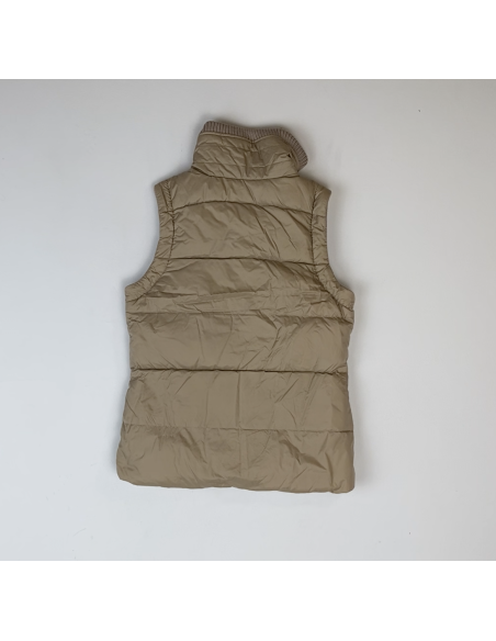 Veste sans manches beige