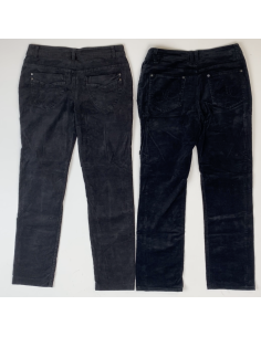 Yessica- Jeans velour noir... 2