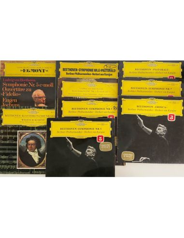 Lot de 10 vinyles de Beethoven