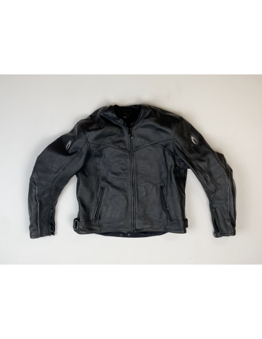 Richa- Veste de moto en cuir noir...