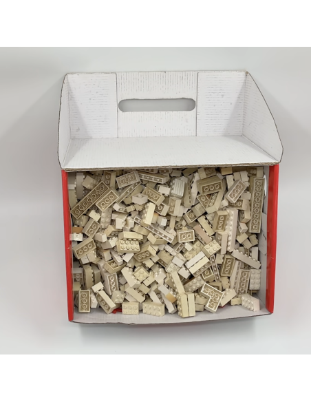 Lego - Grosse boîte avec briques  blanches lego le lot
