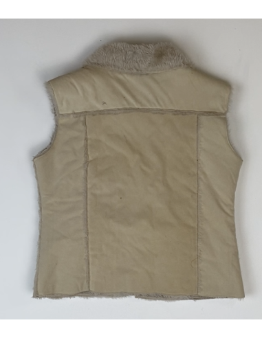 Veste sans manches beige