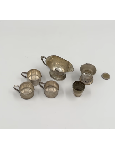 Argenterie petit service 6 pièces