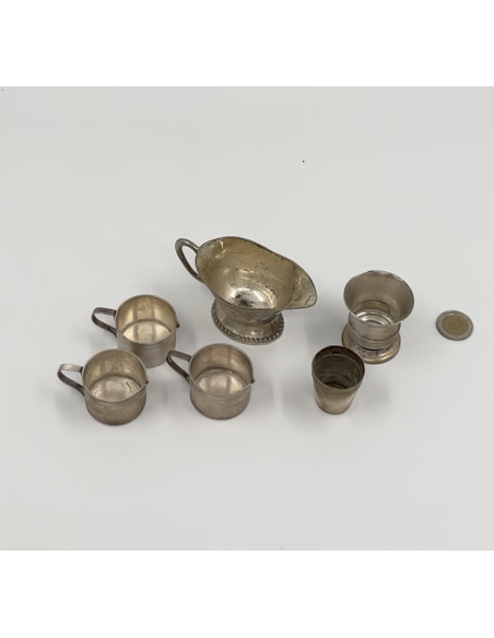 Argenterie petit service 6 pièces