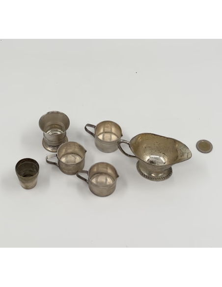 Argenterie petit service 6 pièces