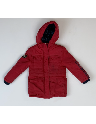 Rode winterjas voor kinderen