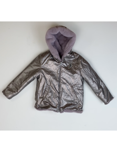 Kinderjasje in metallic stof