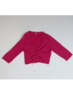 Roze cropped jasje
