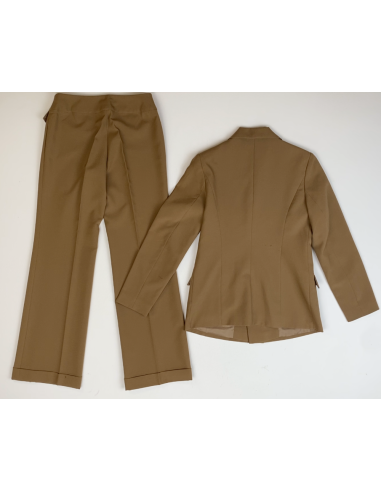Bruine blazer en broek set