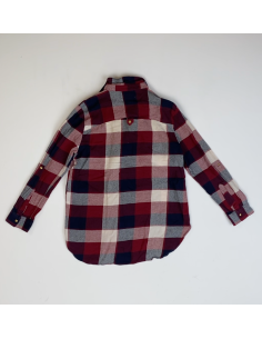 Chemise à carreaux rouge et... 2
