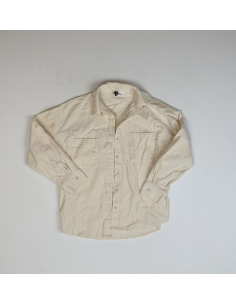 Chemise beige à manches...