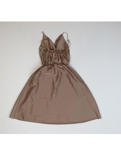 Elegante beige jurk 2