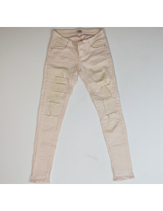 Pantalon skinny rose