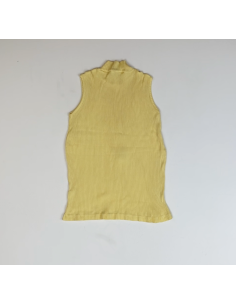 Débardeur jaune à col montant 2