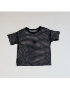 Zwart mesh t-shirt 2