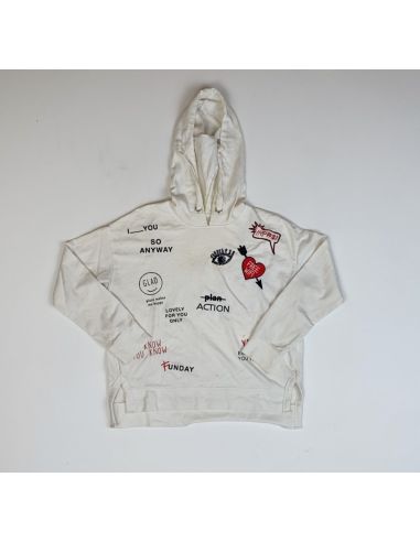 Sweat à capuche avec motifs graphiques