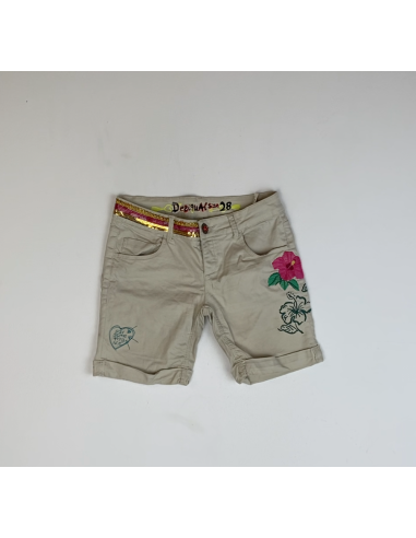 Dezigual shorts met borduursels