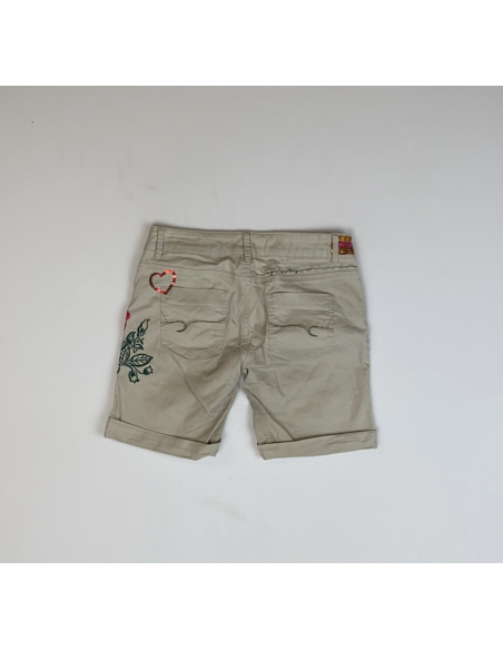 Dezigual shorts met borduursels
