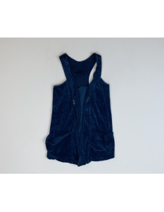 Blauw fluwelen jasje