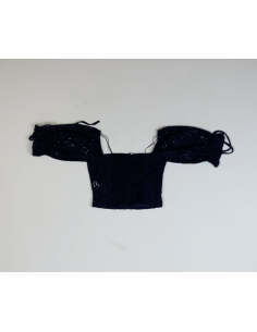 Zwarte kanten top