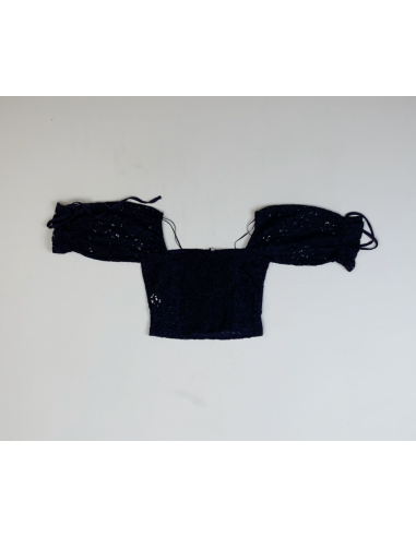 Zwarte kanten top