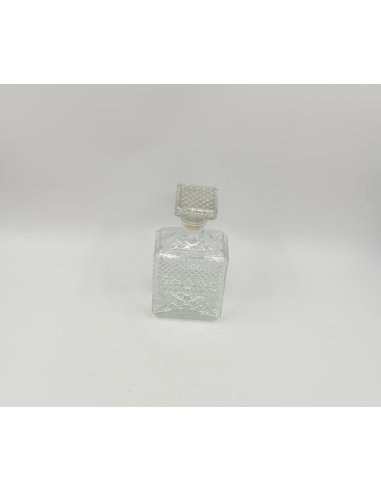 Flacon en verre carré