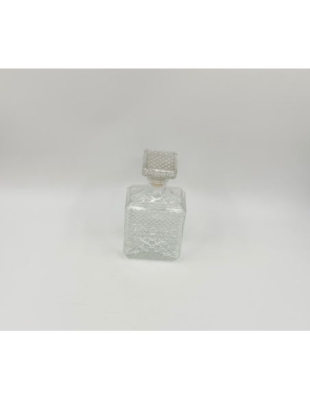 Flacon en verre carré
