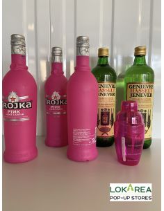 Set van 5 flessen + Shaker