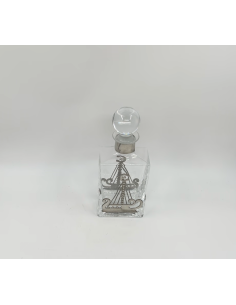 Carafe en verre décorative
