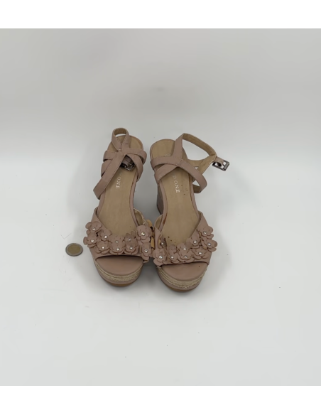 DUNE sandalen met bloemen