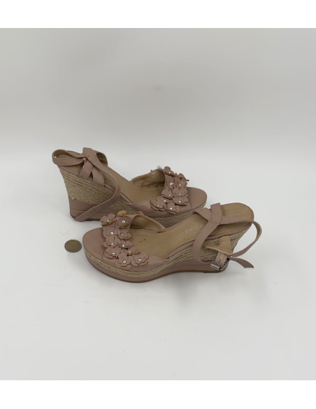 DUNE sandalen met bloemen