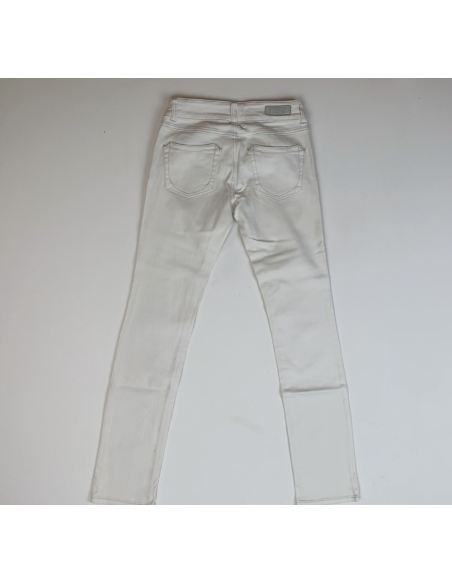 Slanke witte broek