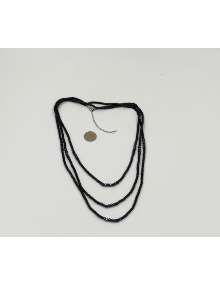 Zwarte parelketting