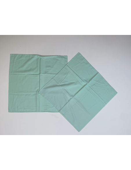 2 Taie d'oreiller de couleur verte