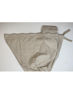 Beige linnen wandkleed
