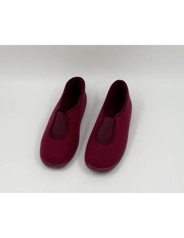 Chaussures en feutre rouges