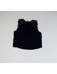 Elegante zwarte mouwloze...