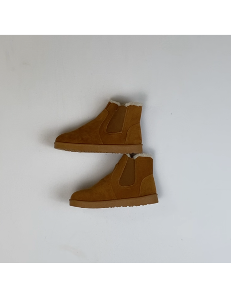Bottines marron