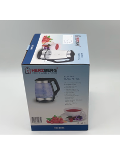 HERZBERG glazen elektrische... 2