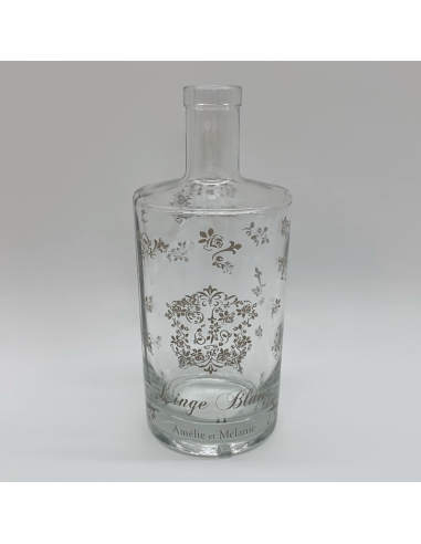 Elegante glazen fles